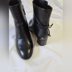 Tory Burch Women's Black Ankle Boots, Size 7.5